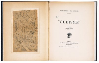 Frontispicio y portada de "Du "Cubisme"" de Albert Gleizes y Jean Metzinger de Andre (after) Derain