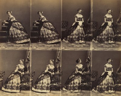 Clara Silvois, 1861 de Andre Adolphe Eugene Disderi