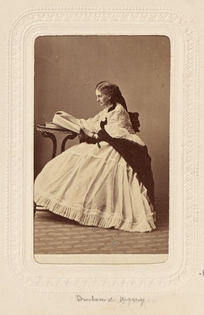 Duquesa de Morny [de soltera Troubetskoi, hija ilegítima de Nicolás I]. de Andre Adolphe Eugene Disderi