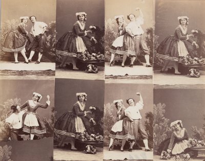 Eugénie Schlosser y Coralli, 1863 de Andre Adolphe Eugene Disderi
