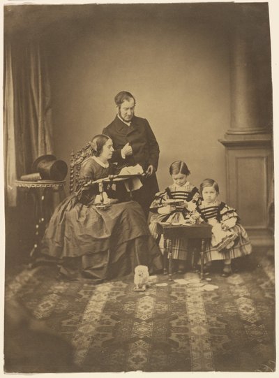 [Retrato de familia] de Andre Adolphe Eugene Disderi
