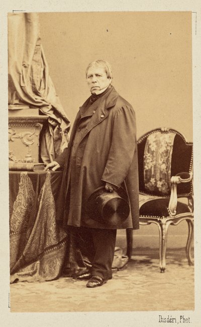 Jean-Auguste-Dominique Ingres, ca 1860 de Andre Adolphe Eugene Disderi