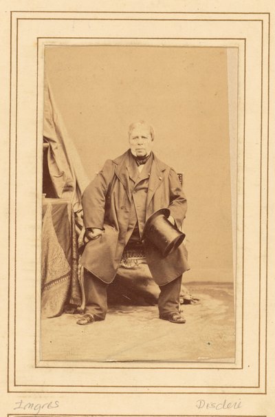 [Jean Auguste Dominique Ingres (1780-1867) de Andre Adolphe Eugene Disderi