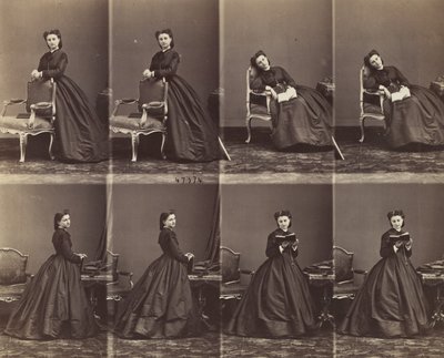 Léontine Walter, 1863 de Andre Adolphe Eugene Disderi