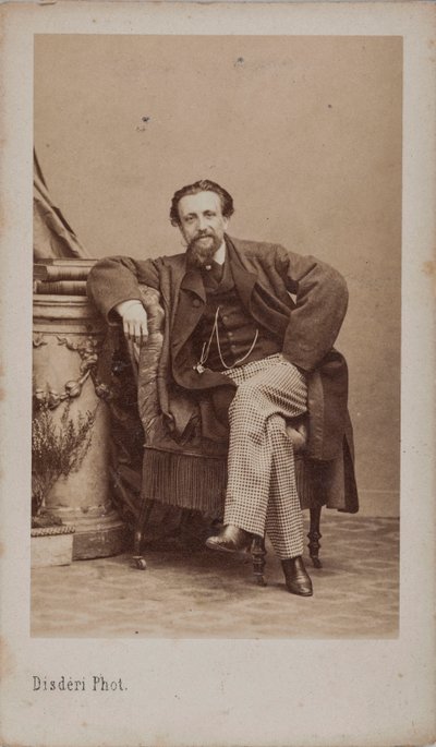 Retrato de Arthur Kalkbrenner 1828-1869, 1869 de Andre Adolphe Eugene Disderi