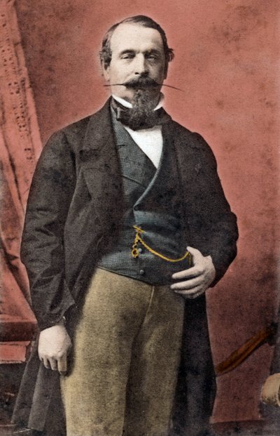 Retrato de Napoleón III (Louis-Napoleon Bonaparte) de Andre Adolphe Eugene Disderi