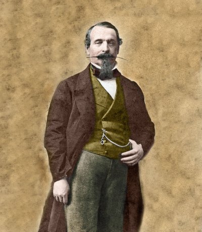 Retrato de Napoleón III (Luis Napoleón Bonaparte) de Andre Adolphe Eugene Disderi