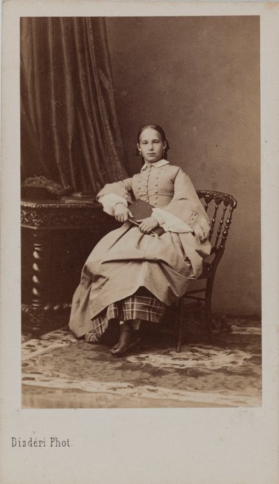 Retrato de la Princesa Eugenia Maximilianovna de Leuchtenberg de Andre Adolphe Eugene Disderi