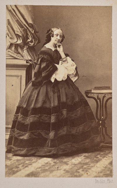 Retrato de la bailarina Marie Taglioni 1804-1884, 1862 de Andre Adolphe Eugene Disderi