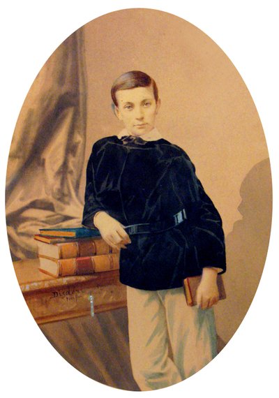Príncipe Alberto I de Mónaco, c.1860 de Andre Adolphe Eugene Disderi