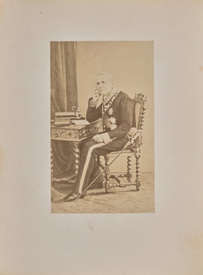 Su Excelencia el Conde Louis Cibrario de Andre Adolphe Eugene Disderi