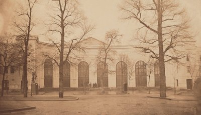 La Exposición Universal de 1855. Entrada principal del Palais des Beaux-Arts, 1855 de Andre Adolphe Eugene Disderi
