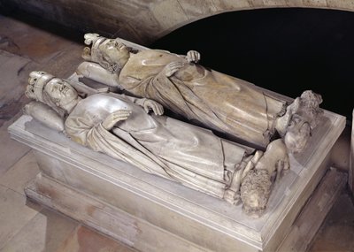 Efigies de Felipe VI (1293-1350) de Valois y Juan II (1319-64) el Bueno de Andre Beauneveu