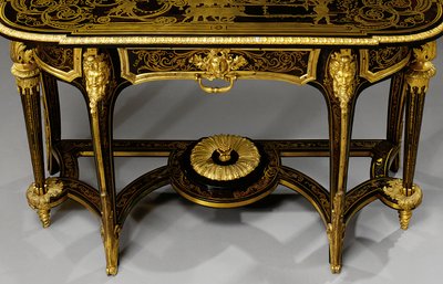Una de un par de mesas de consola de Luis XIV, c.1710 de Andre Charles (attr. to) Boulle