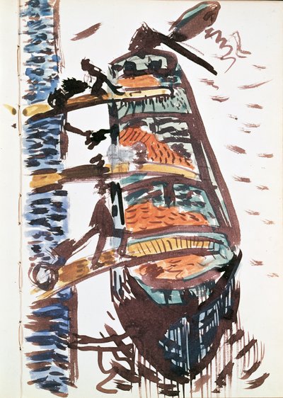 Álbum, página 105 (acuarela sobre papel) de Andre Derain