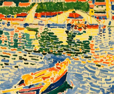 Barcos en el puerto de Collioure, c.1905 (óleo sobre lienzo) de Andre Derain