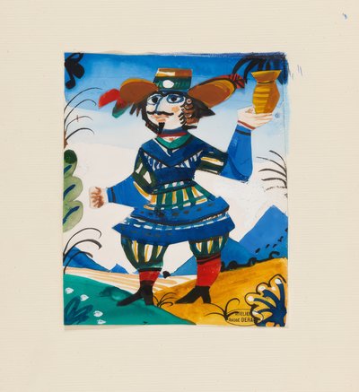 Personaje con una jarra de Andre Derain