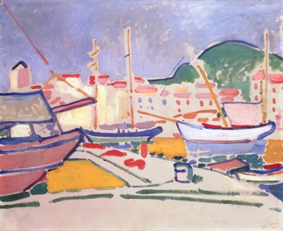 Harbour, c.1905 (óleo sobre lienzo) de Andre Derain