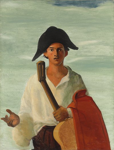 Arlequín con una guitarra en la mano, c.1930 (óleo sobre lienzo) de Andre Derain
