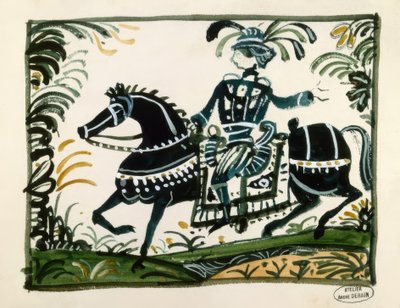 Jinete con penacho de Andre Derain