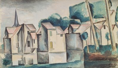 Casas junto al agua de Andre Derain