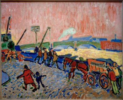 Las orillas del Támesis (Les Quais de la Tamise) de Andre Derain