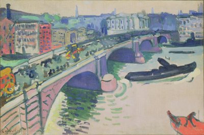 London Bridge, c.1906 (óleo sobre lienzo) de Andre Derain