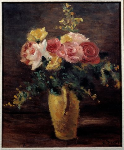 Rosas en un jarrón de Andre Derain