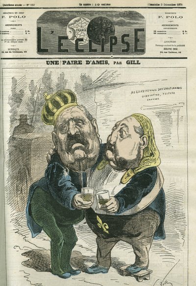 Un par de amigos, Hippolyte de Villemessant, director de Figaro y el Príncipe Philippe d
