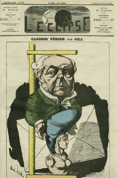 Auguste Casimir Perier (1811-1876), político francés. Portada en “L