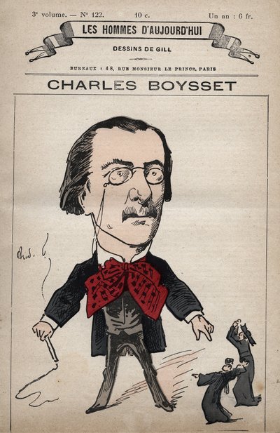 Caricatura de Charles Boysset (1817-1901) (Jurista y Diputado Republicano) de 