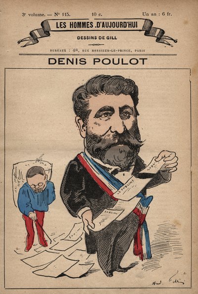 Caricatura de Denis Poulot (1832-1905) de 