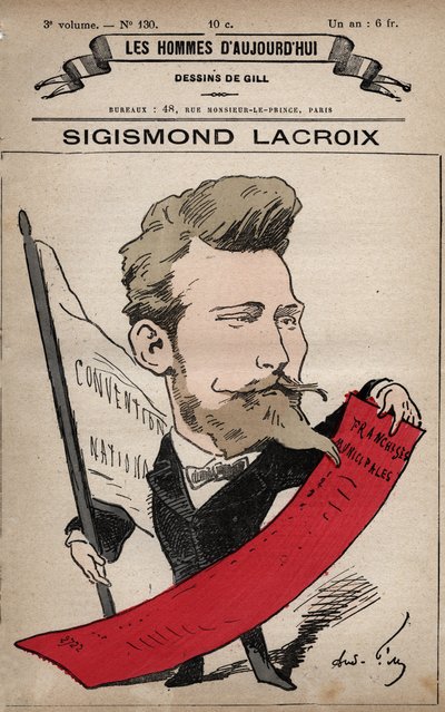 Caricatura de Sigismond Lacroix (Zygmunt Krzyzanowski) (1845-1909) de 