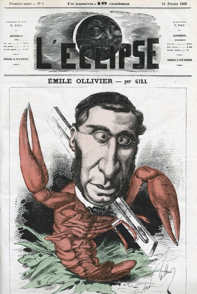 Emile Ollivier (1825-1913), político francés. Portada en “L