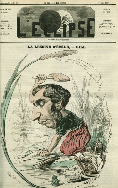 Emile Ollivier (1825-1913), político francés. Portada en "L