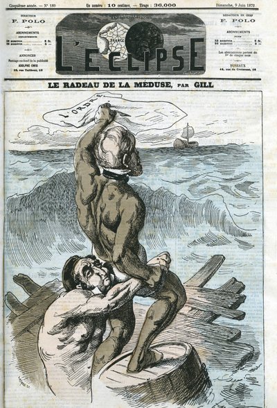 Eugene Rouher (1814-1884), y Clement Duvernois (1836-1879), políticos franceses. Portada en 