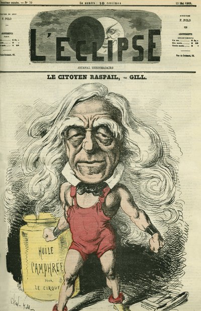 Francois-Vincent Raspail (1794-1878), químico, médico y político francés. Portada en “L