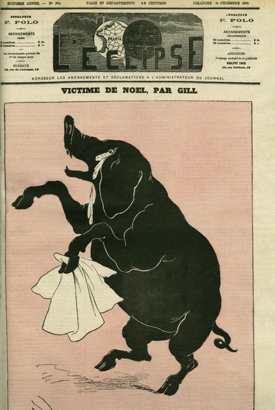 El cerdo “víctima de navidad”. Portada en “L