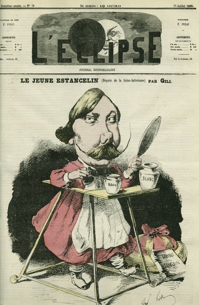 Louis-Charles-Alexandre Estancelin (1825-1906), general y político francés. Portada en “L
