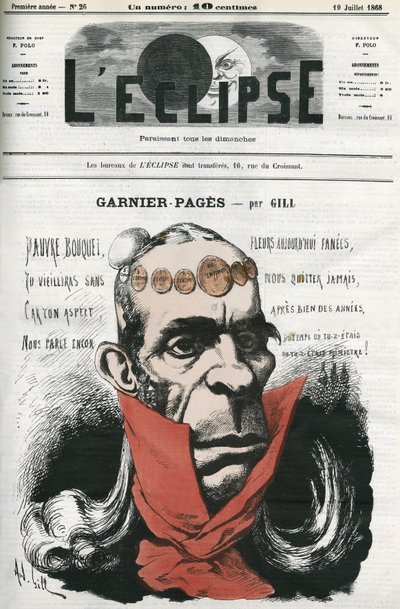 Louis Antoine Garnier-Pages, político francés de Andre Gill