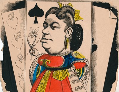 Marie Sass del teatro de la Ópera, 1867 de Andre Gill