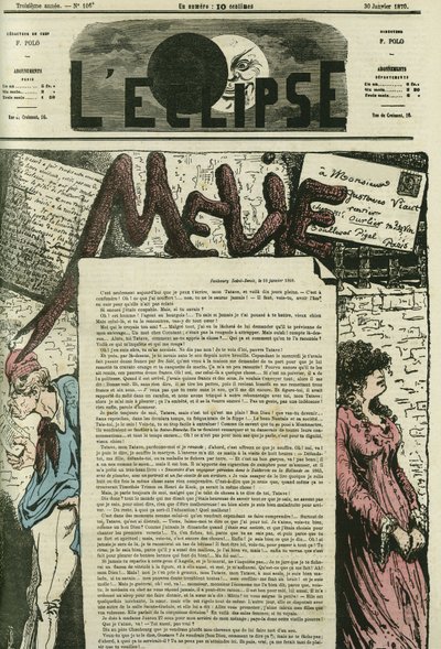 Melie, la carta de amor de Melie tiene su “Tatave”, Gustave Viaut. Portada en “L