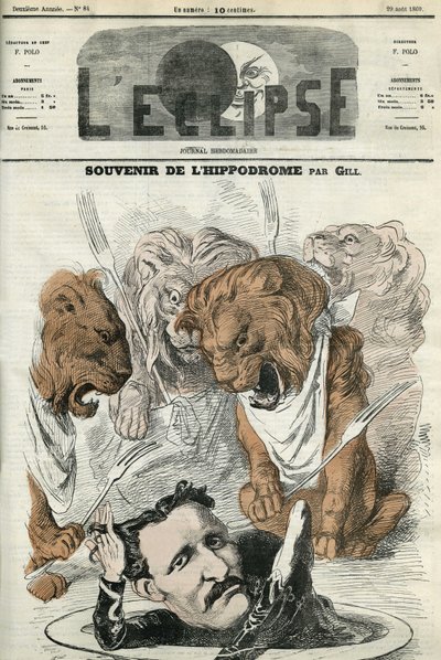 Recuerdo del hipódromo, el domador Lucas fue evocado por sus leones. Portada en “L