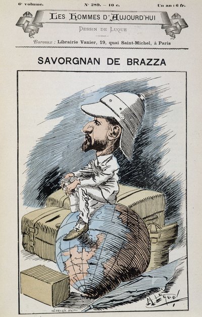 Savorgnan de Brazza - por Gill, en “Today