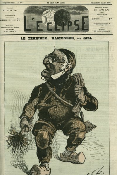 La terrible chimenea, Adolphe Thiers (1797-1877), historiador y estadista francés. Portada en 