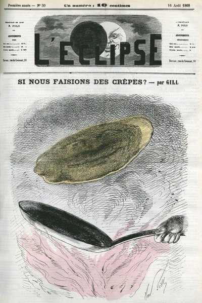 ¿Por qué no hacemos crepes?, ilustración de Gill en reacción a la censura. Portada en “L