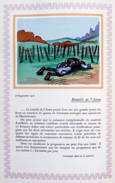 La batalla del Aisne, 25 de septiembre de 1914 de Andre Helle