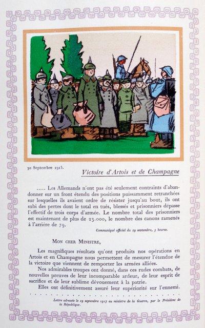 Victoria en Artois y Champagne, 30 de septiembre de 1915, 1919 de Andre Helle