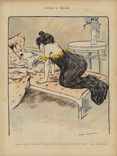 Ilustración para Le Rire de Andre Philippe Adolphe Cahard