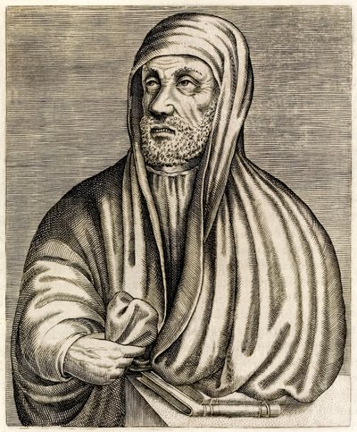 Avicena o Ibn Sina: polímata persa, de True Portraits por André Thévet publicado en 1584 de Andre Thevet